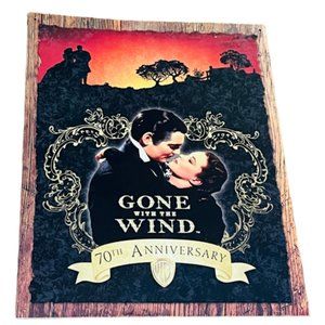 Gone With Wind Wall Hanging Sign Tin Metal 16X12 anniversary 70th Rhett Scarlett
